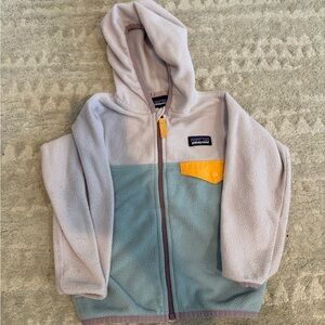 Patagonia Baby/Kids' Micro D Snap T Jacket Fleece Hoodie 2T